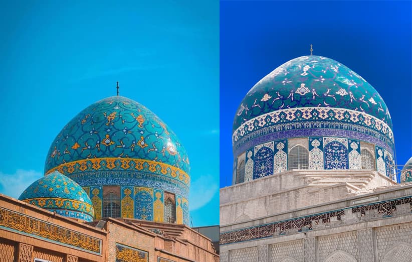 گنبد سنتی و گنبد مدرن