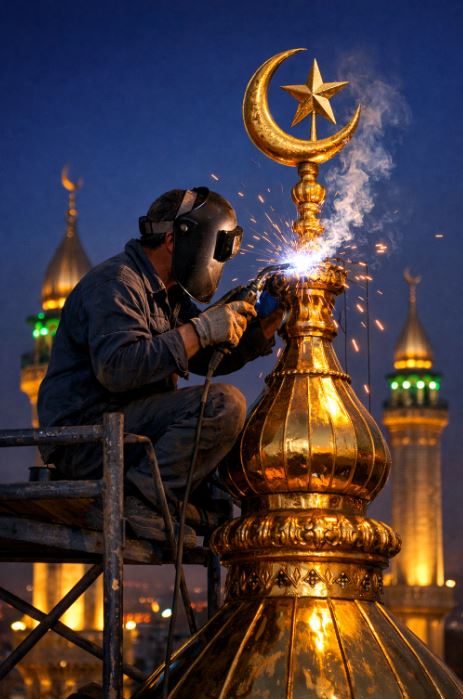 خدمات تخصصی جوشکاری گنبد و گلدسته