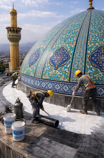 روش های اصولی آب‌ بندی گنبد در معماری مذهبی
